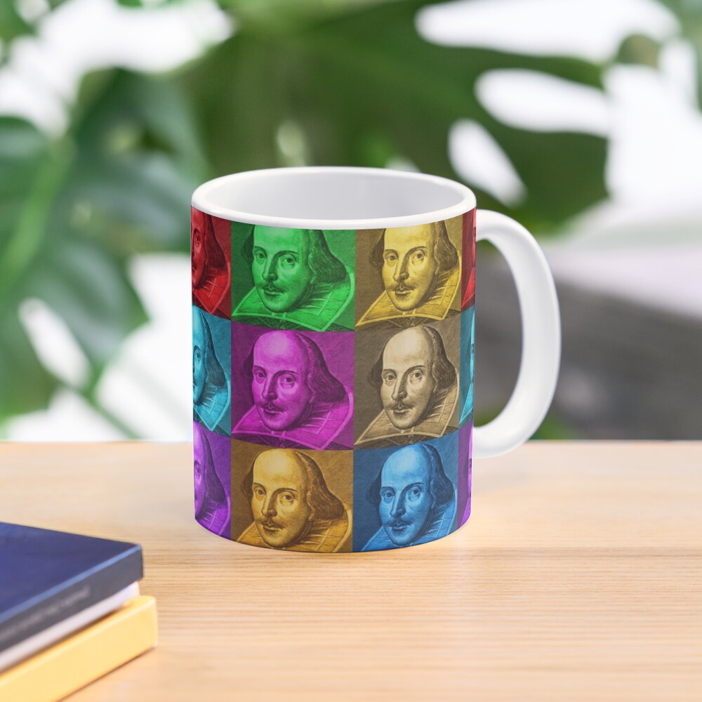 William Shakespeare Pop Art Coffee Mug