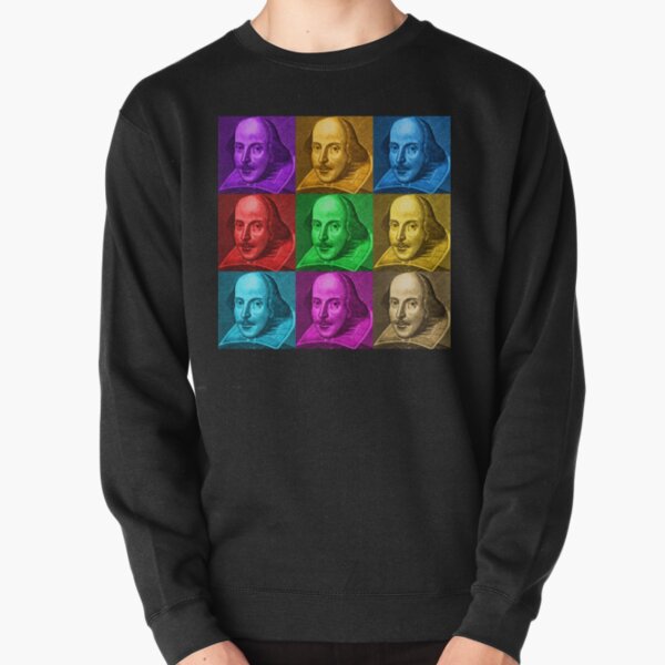 William Shakespeare Pop Art Pullover Sweatshirt