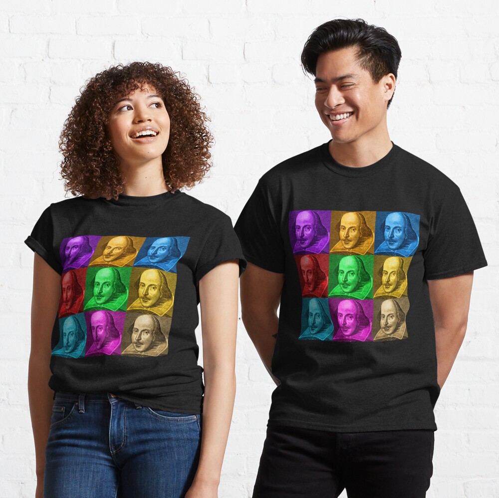 William Shakespeare Pop Art Classic T-Shirt