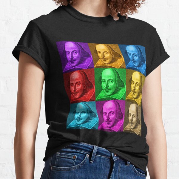William Shakespeare Pop Art Classic T-Shirt