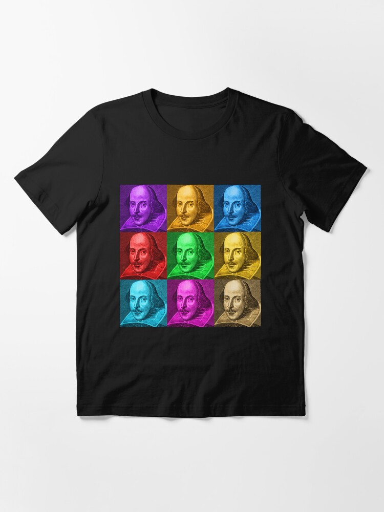 Alternate view of William Shakespeare Pop Art Essential T-Shirt