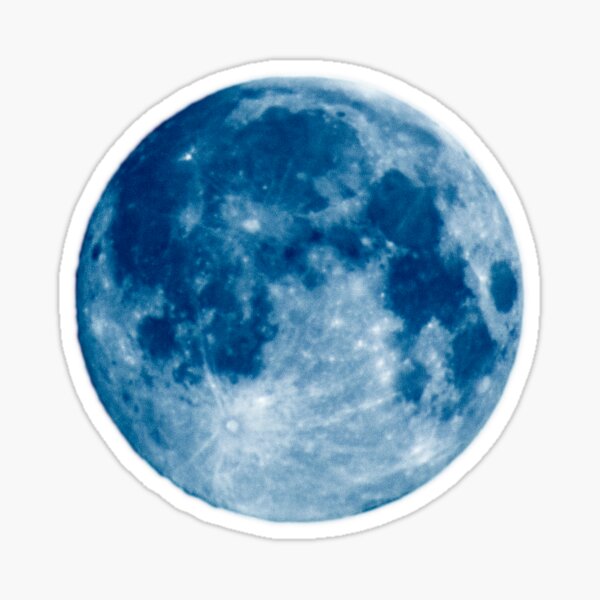 Blue Moon Sticker