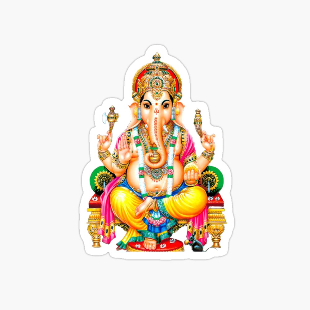 Lakshmi Ganesha Gottin Des Wohlstands Hindu Gott Elefantenkopf Hinduismus Deva Dekokissen Von Justynawarsaw Redbubble