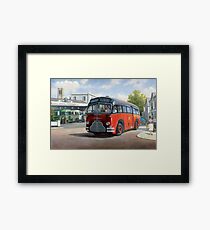 Midland Red C1 coach. Framed Print