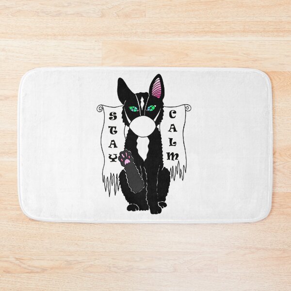Item preview, Black cat calm designed and sold by AgniArt.