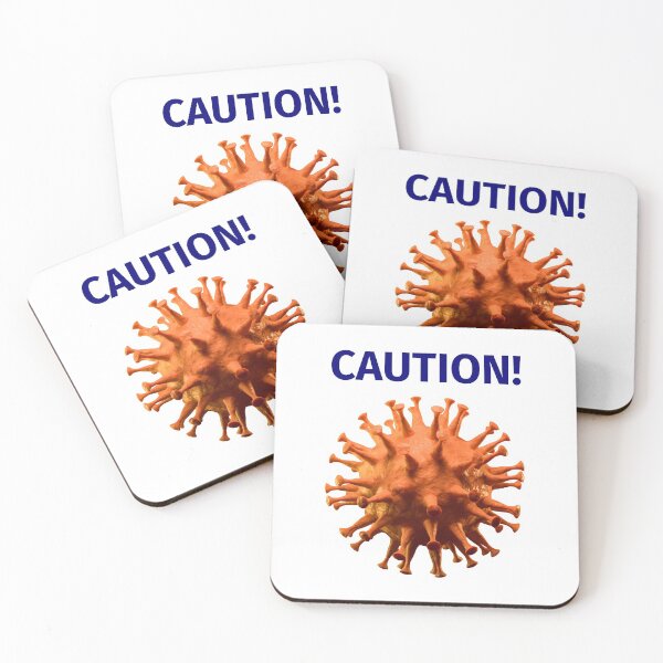 Artikelvorschau, Caution corona virus! entworfen und verkauft von GuerillaDesign.