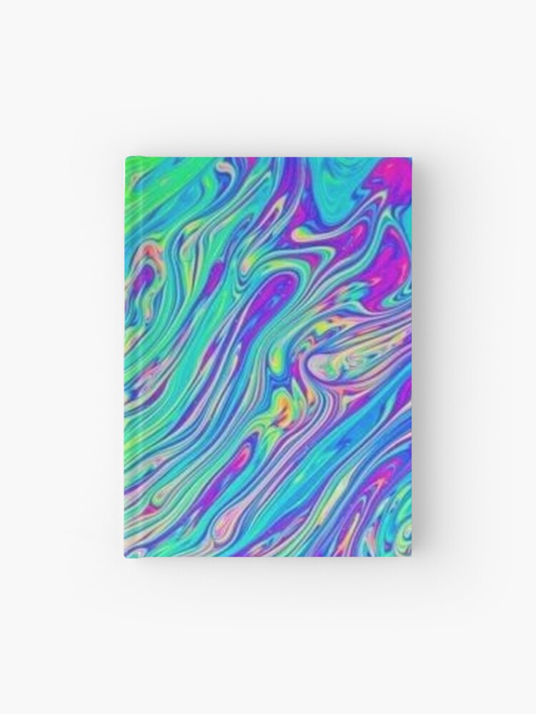 Holographic Paint Spiral Notebook for Sale by sofaro