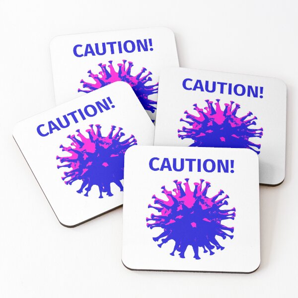 Artikelvorschau, Caution corona virus! entworfen und verkauft von GuerillaDesign.