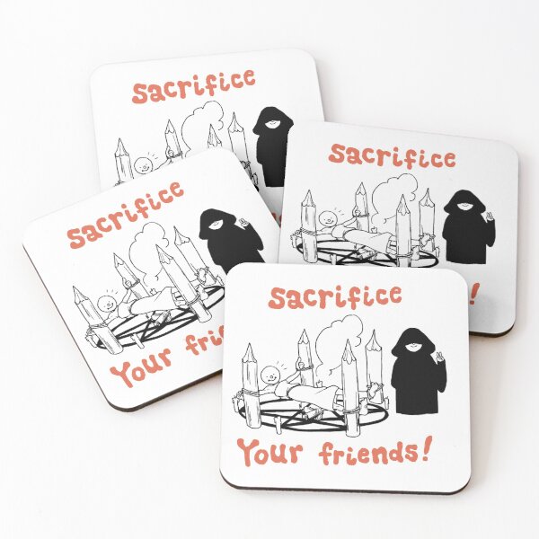 Item preview, Sacrifice your friends! designed and sold by peachy-doodle.