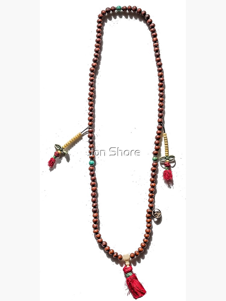 Bodhi Seed with Tibetan Coral and Turquoise