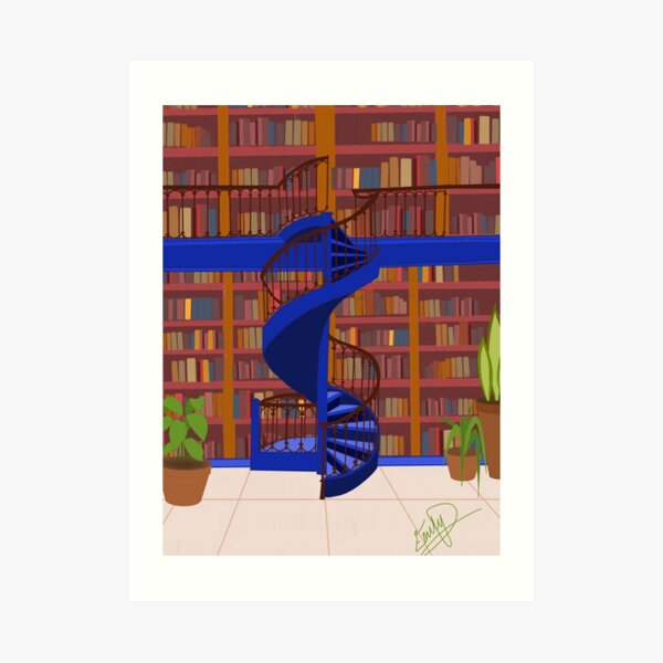quiet Library Art Print
