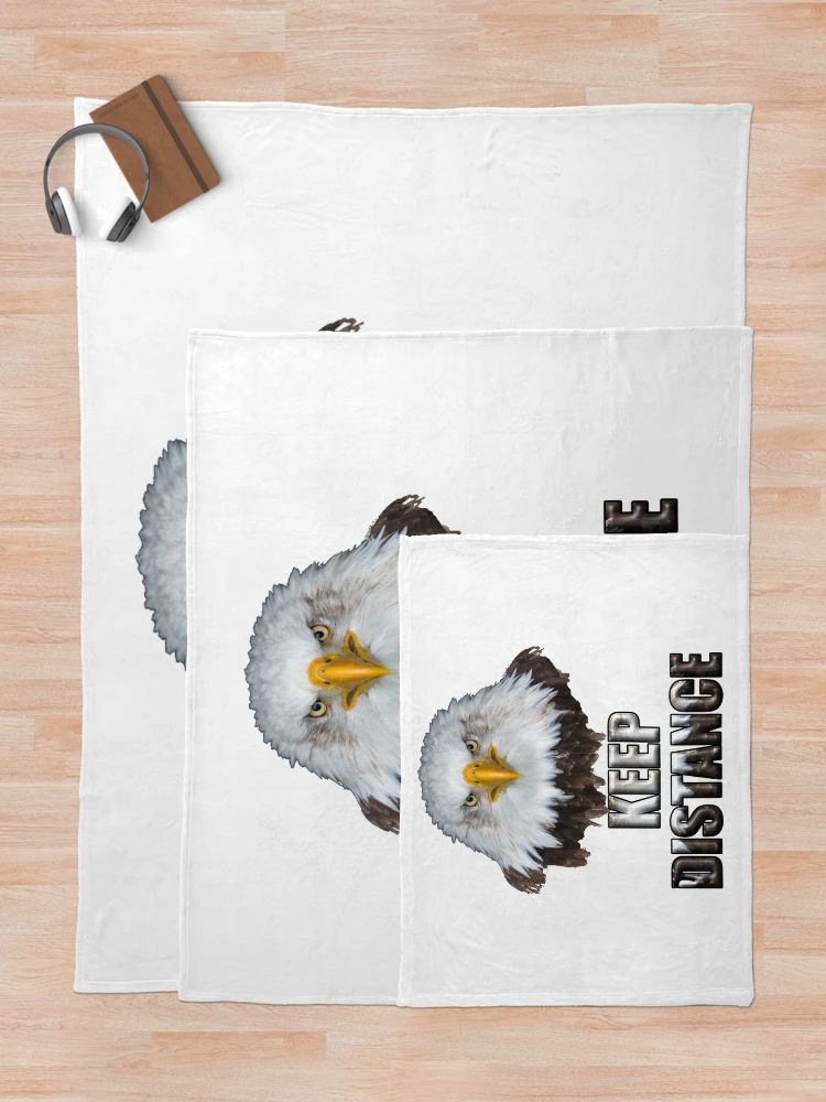 Thumbnail 5 of 6, Throw Blanket, Keep Distance designed and sold by GePadeSign.