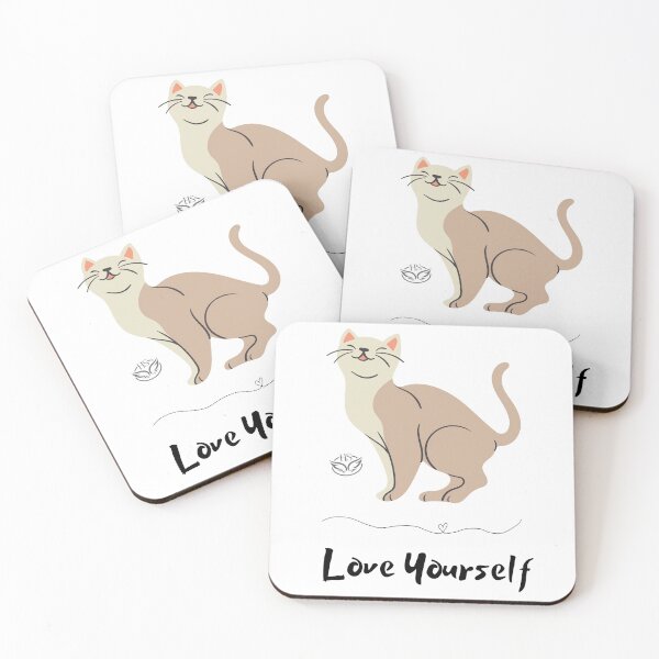 Item preview, Love yourself & Happy Cat designed and sold by happystorehs.