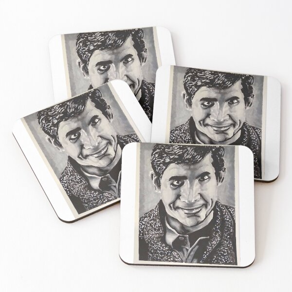 Item preview, Psycho - "Wouldn't Hurt A Fly" Norman Bates portrait (original) designed and sold by Stag Art Studios.