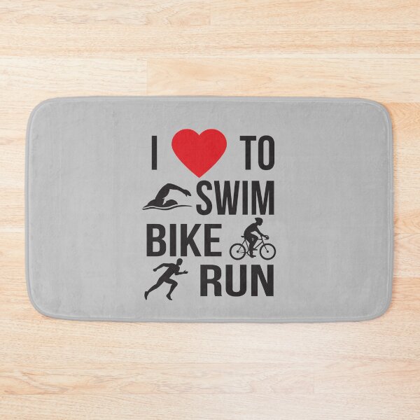 Item preview, I Love To Swim Bike Run, Sport Triathlete designed and sold by overstyle.