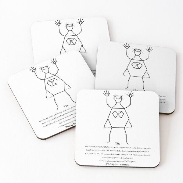 Item preview, Phosphorusman – Superhero – IUPAC Nomenklatur – Nerd – black designed and sold by Marcel Wirth.