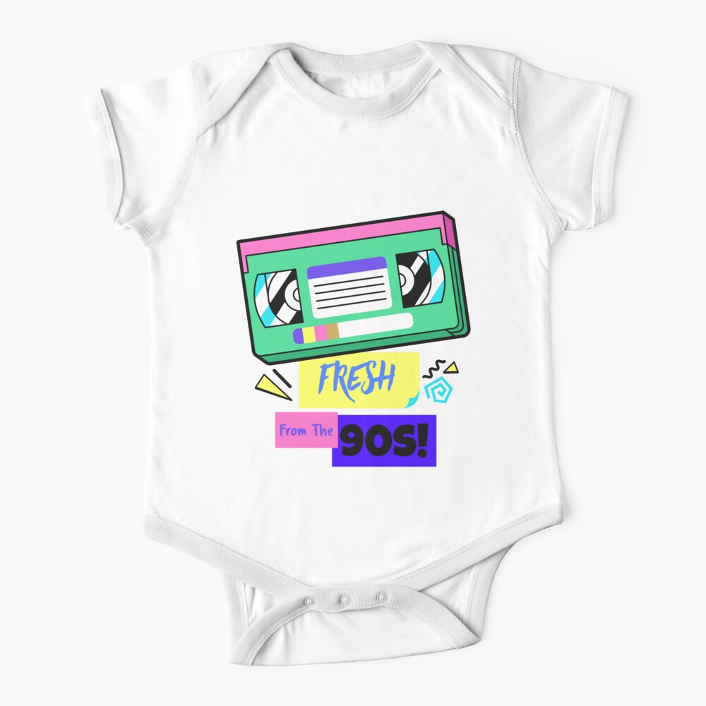 Fresh From The 90s Baby One Piece By Wickedsould93 Redbubble