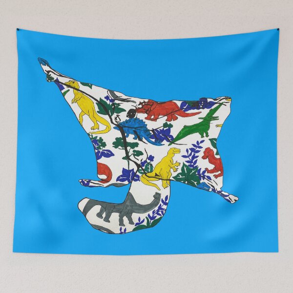 Item preview, Flying Squirrel Dinosaur Blanket  designed and sold by RaLiz.