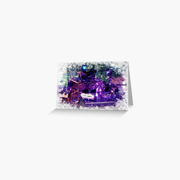 Purple Christmas © Greeting Card