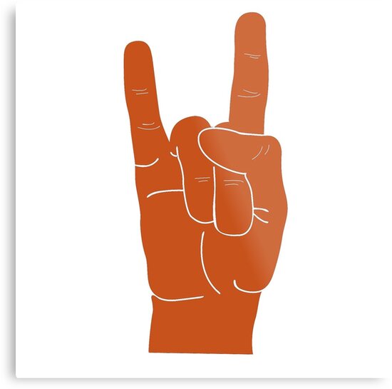 hook em hand sign