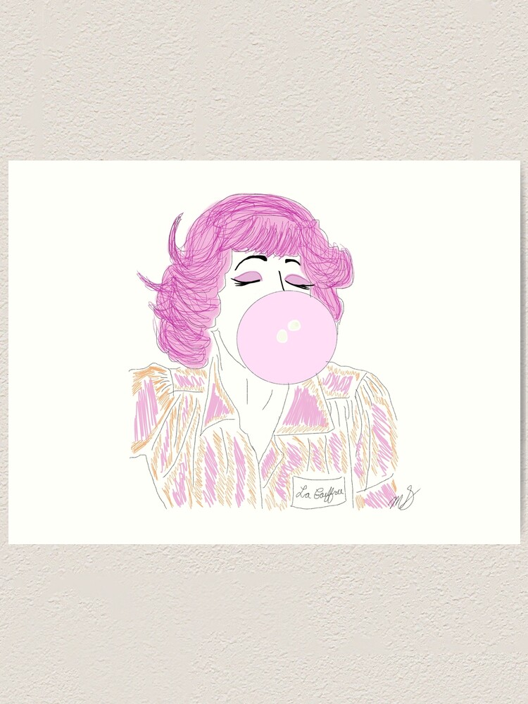 "Frenchy from Grease" Art Print by mayakschultz Redbubble