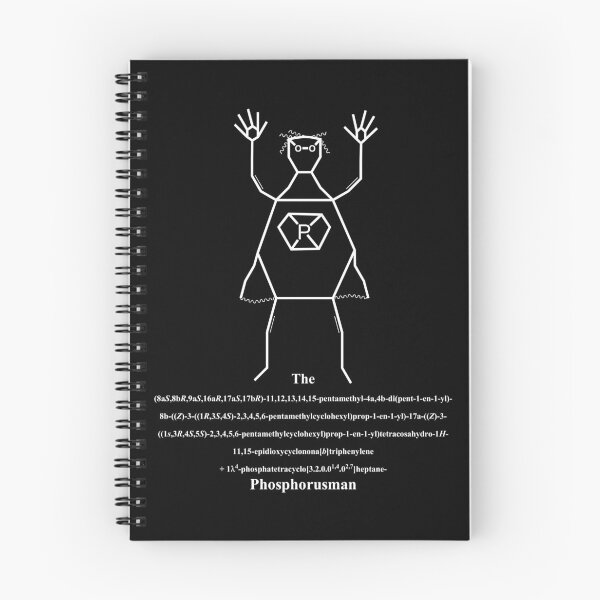 Item preview, Phosphorusman – Superhero – IUPAC Nomenklatur – Nerd – white designed and sold by Marcel Wirth.