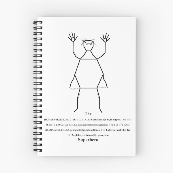 Item preview, Superhero – IUPAC Nomenclature – Nerd – black designed and sold by Marcel Wirth.