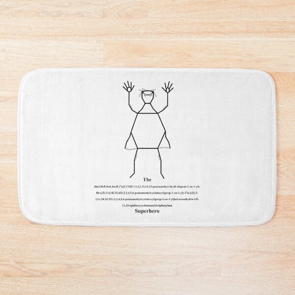 Item preview, Superhero – IUPAC Nomenclature – Nerd – black designed and sold by Marcel Wirth.