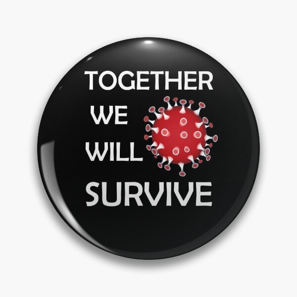 Item preview, Together We Will Survive Covid-19 Coronavirus designed and sold by MoonsmileProd.