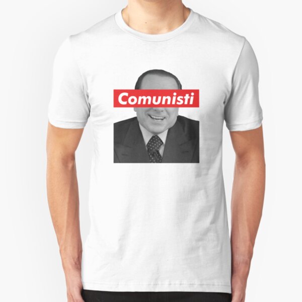 Berlusconi comunisti Slim Fit T-Shirt