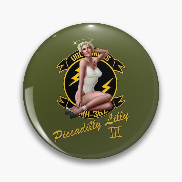 Item preview, Piccadilly Lilly III Aircraft Nose Art Pin Up Girl designed and sold by SideQuest - Scribbled Chaos!.