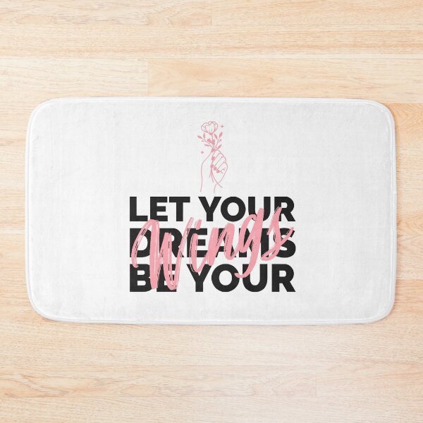 Item preview, Motivation Quote - Let Your Dreams Be Your Wings designed and sold by Crapt.