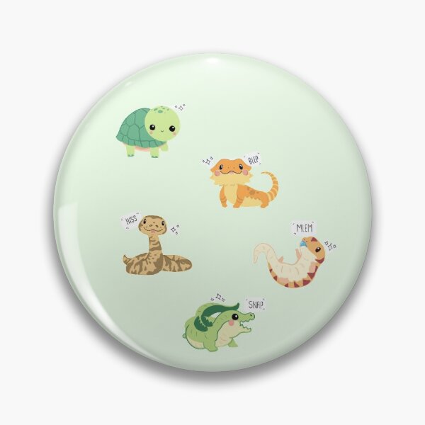 Kawaii Reptile Set Pin