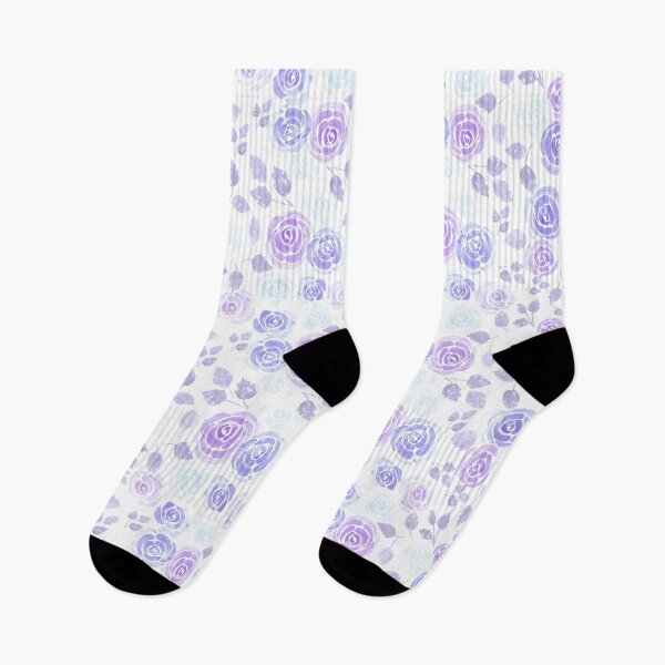 Item preview, Purple watercolor roses to spiritually calm emotions. Seamless floral watercolor designed and sold by Shawlin Islam.