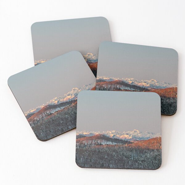 Item preview, Sunset at spruce forest and mountains. designed and sold by Patrik Lovrin.