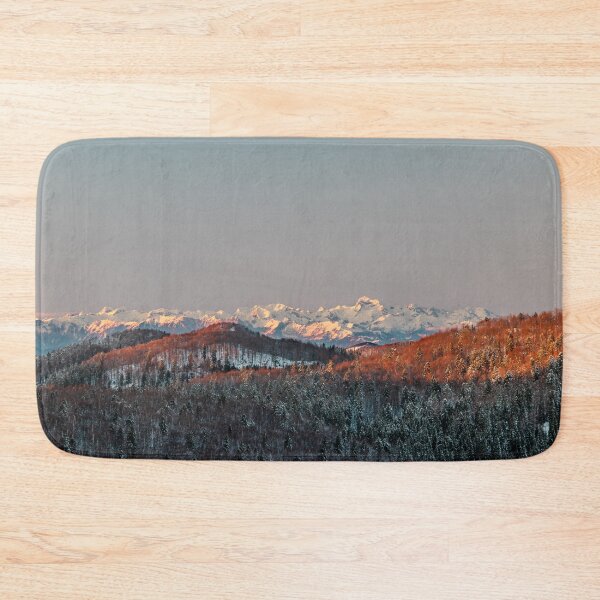 Item preview, Sunset at spruce forest and mountains. designed and sold by Patrik Lovrin.