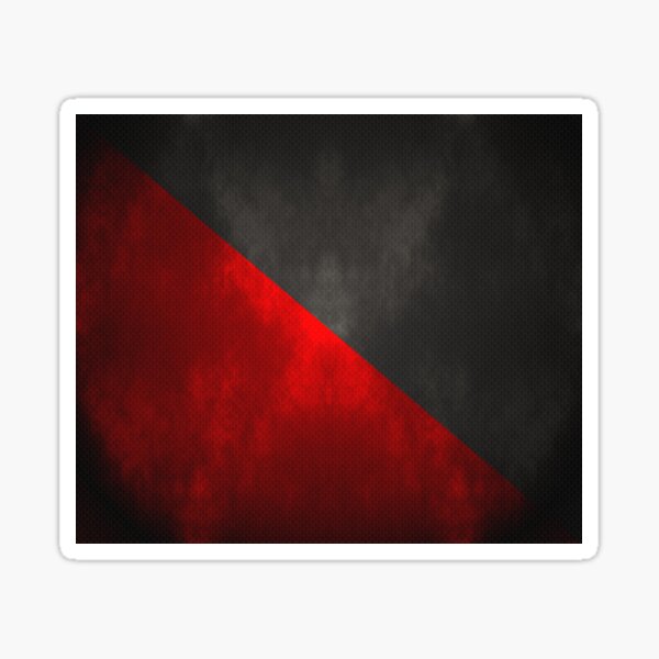 Anarcho-Syndicalism Flag - Lit and Textured Sticker