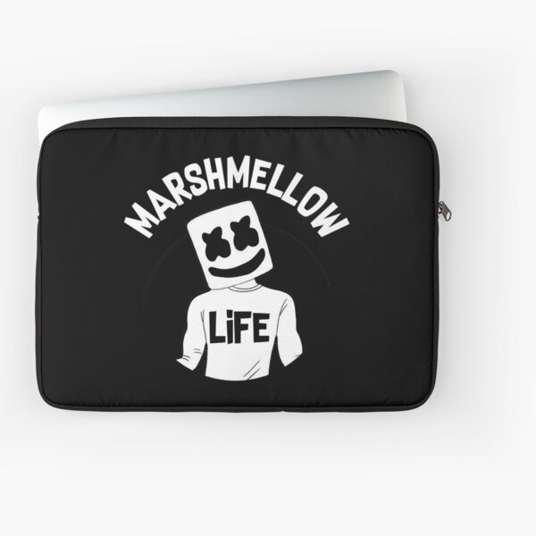 Marshmello Laptop Sleeves Redbubble - dj marshmello disco roblox