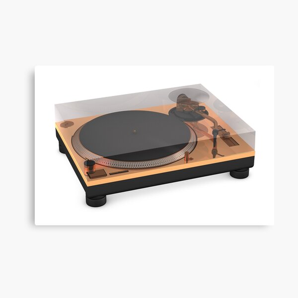 Golden Turntable Canvas Print