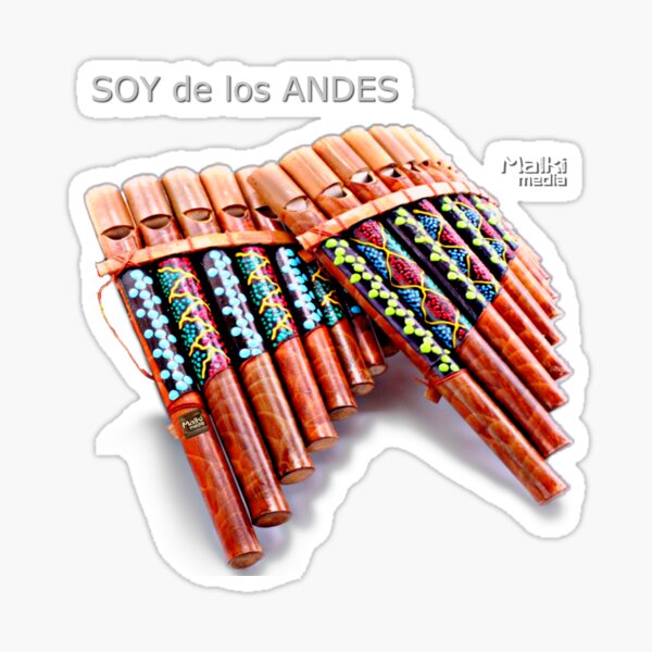 The Antara, ancient Inca and pre-Inca wind instrument Sticker