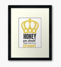 You Should See Me In A Crown - Moriarty Sherlock Framed Print