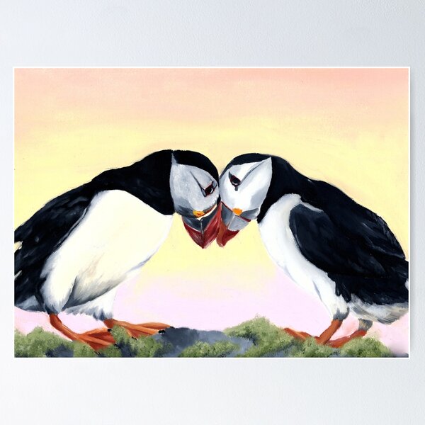 Item preview, Puffin Painting designed and sold by beparkerart.