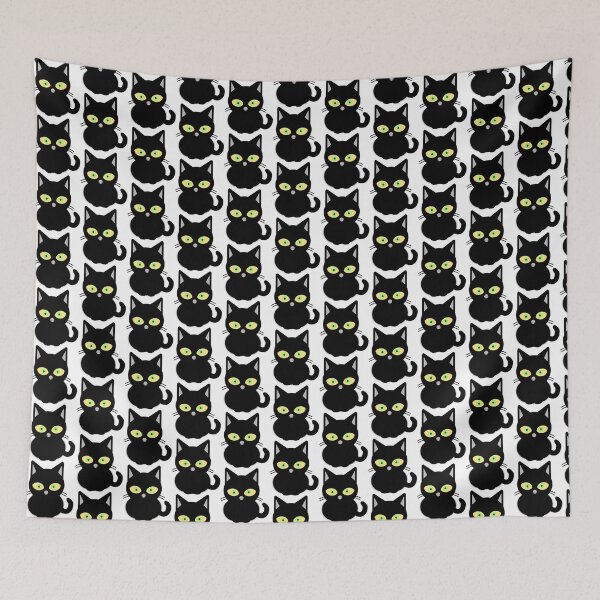 Item preview, cute little black cat designed and sold by loiret1958.