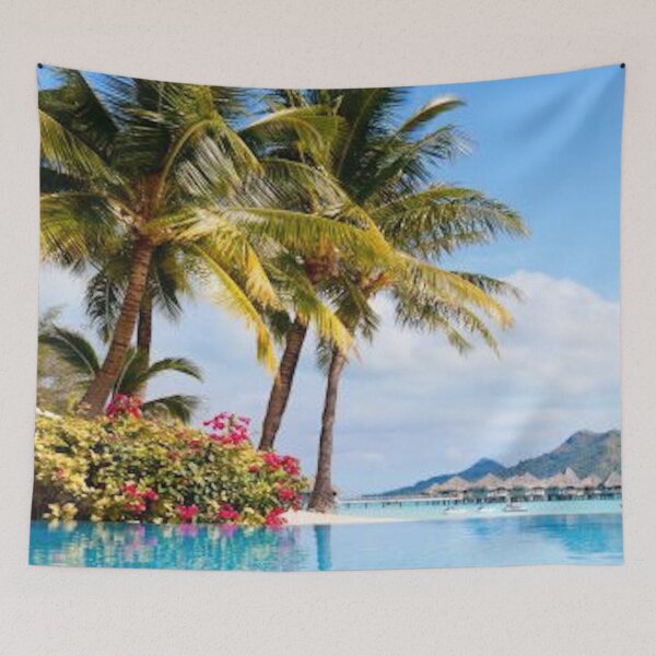 Item preview, Tropical palm trees in Tahiti - Paradise designed and sold by MindChirp.
