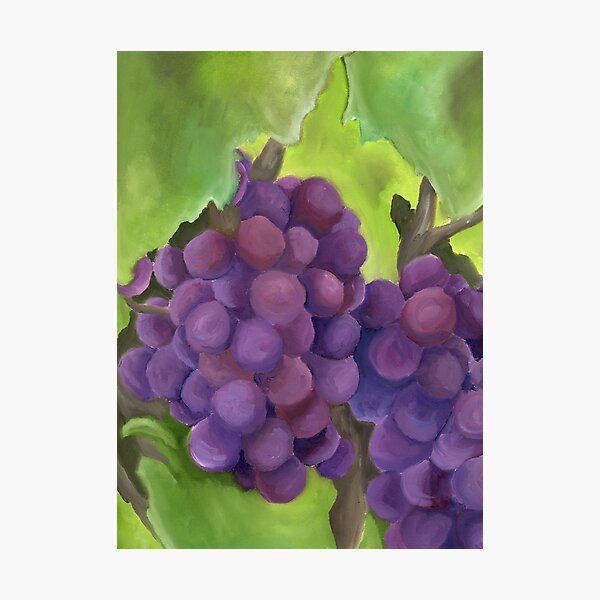 Item preview, Grapes Painting designed and sold by beparkerart.