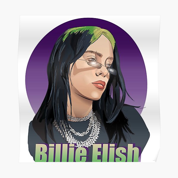 Billie Elish Posters | Redbubble