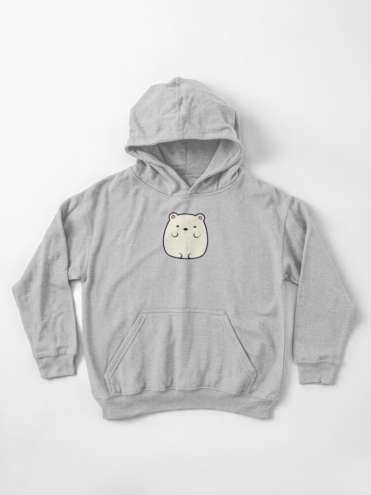 Cute Kawaii Cartoon Arctic Bear Kids Pullover Hoodie for Sale by uwu kitty Redbubble