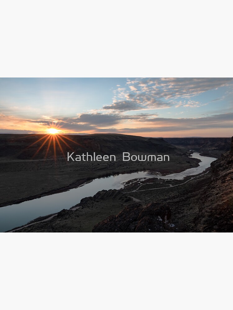 Sunset-The Snake River Canyon, SW Idaho by KathleenBowman