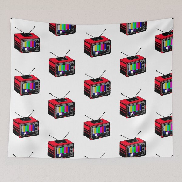Item preview, Retro TV | Color Television Broadcast Illustration designed and sold by modernzen.