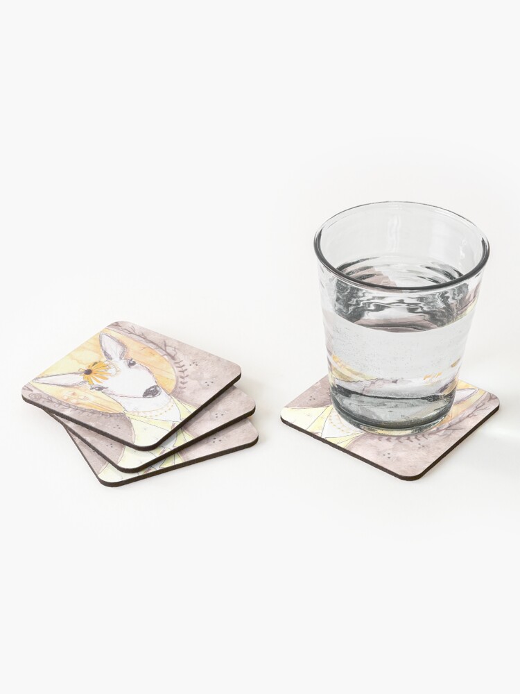 Alternate view of Bohemian Deer Coasters (Set of 4)